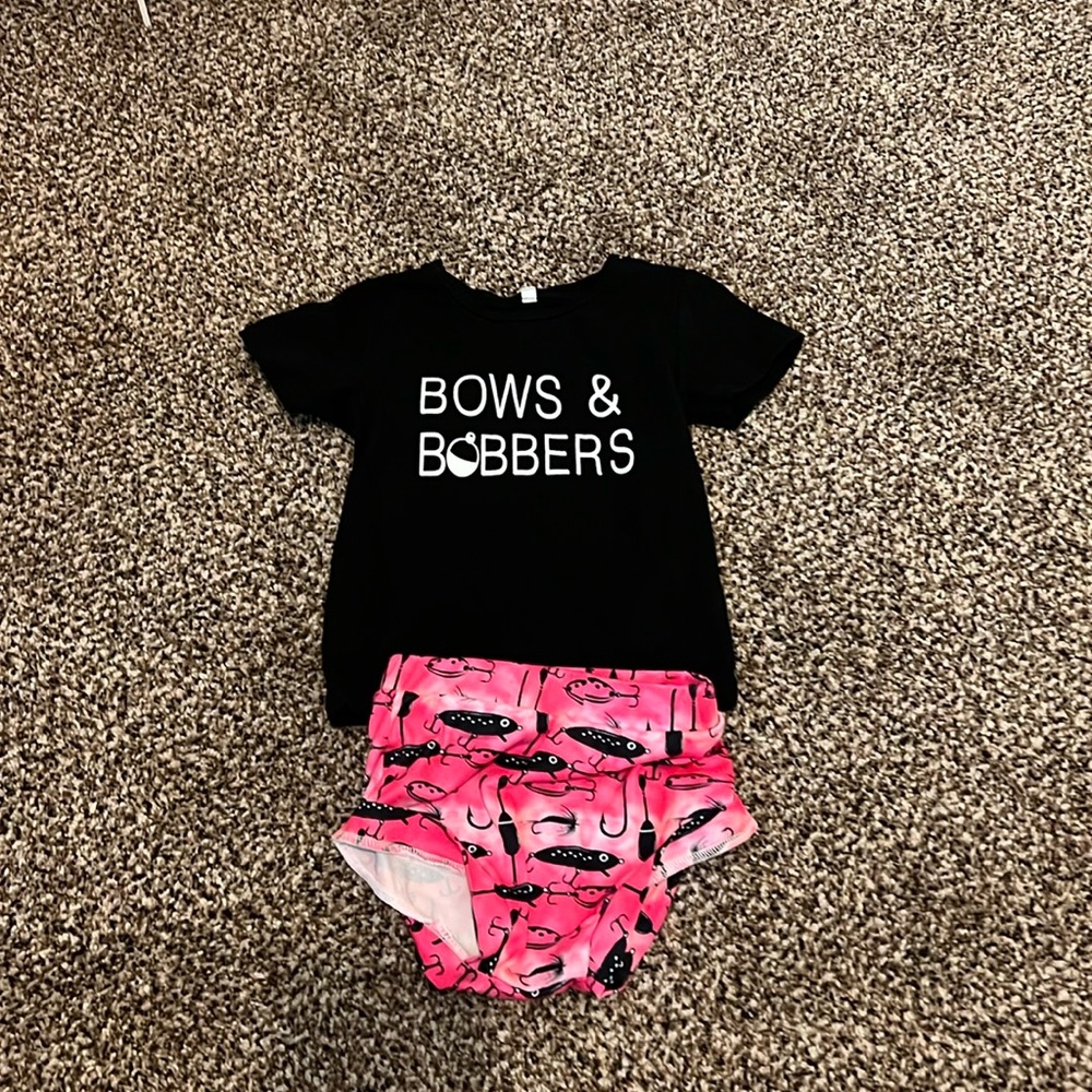 Boutique two piece fishing set size 12/18 months
